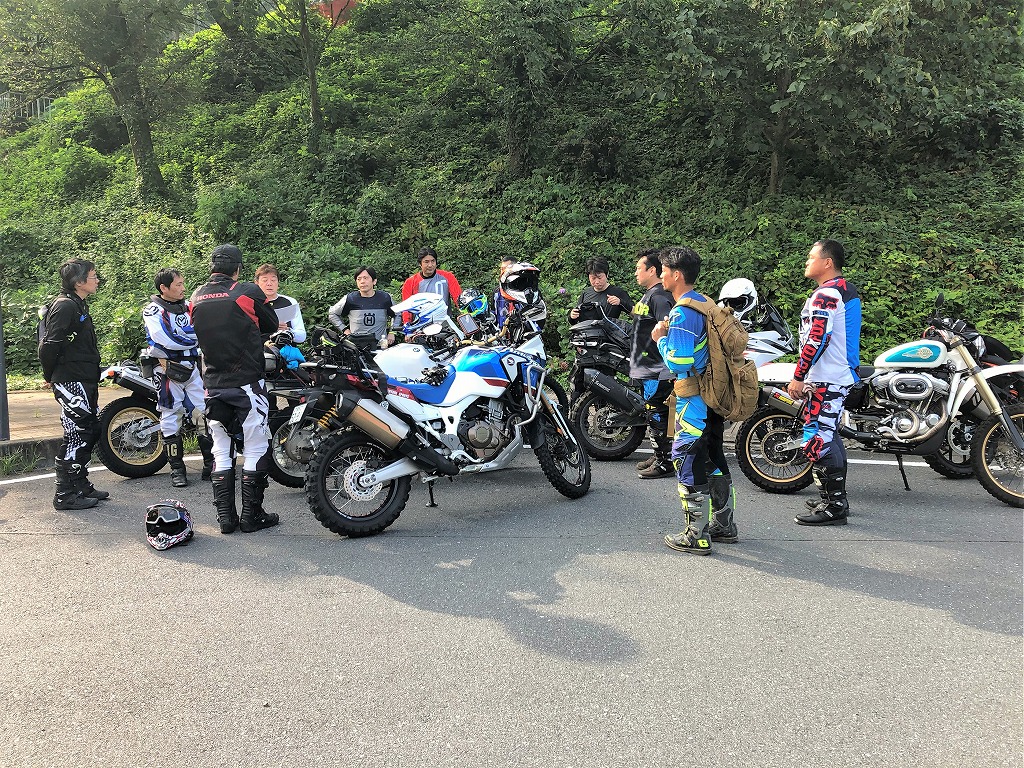 Riders LAND YOYO 林道ツーリングあしがくぼ道の駅果樹公園
