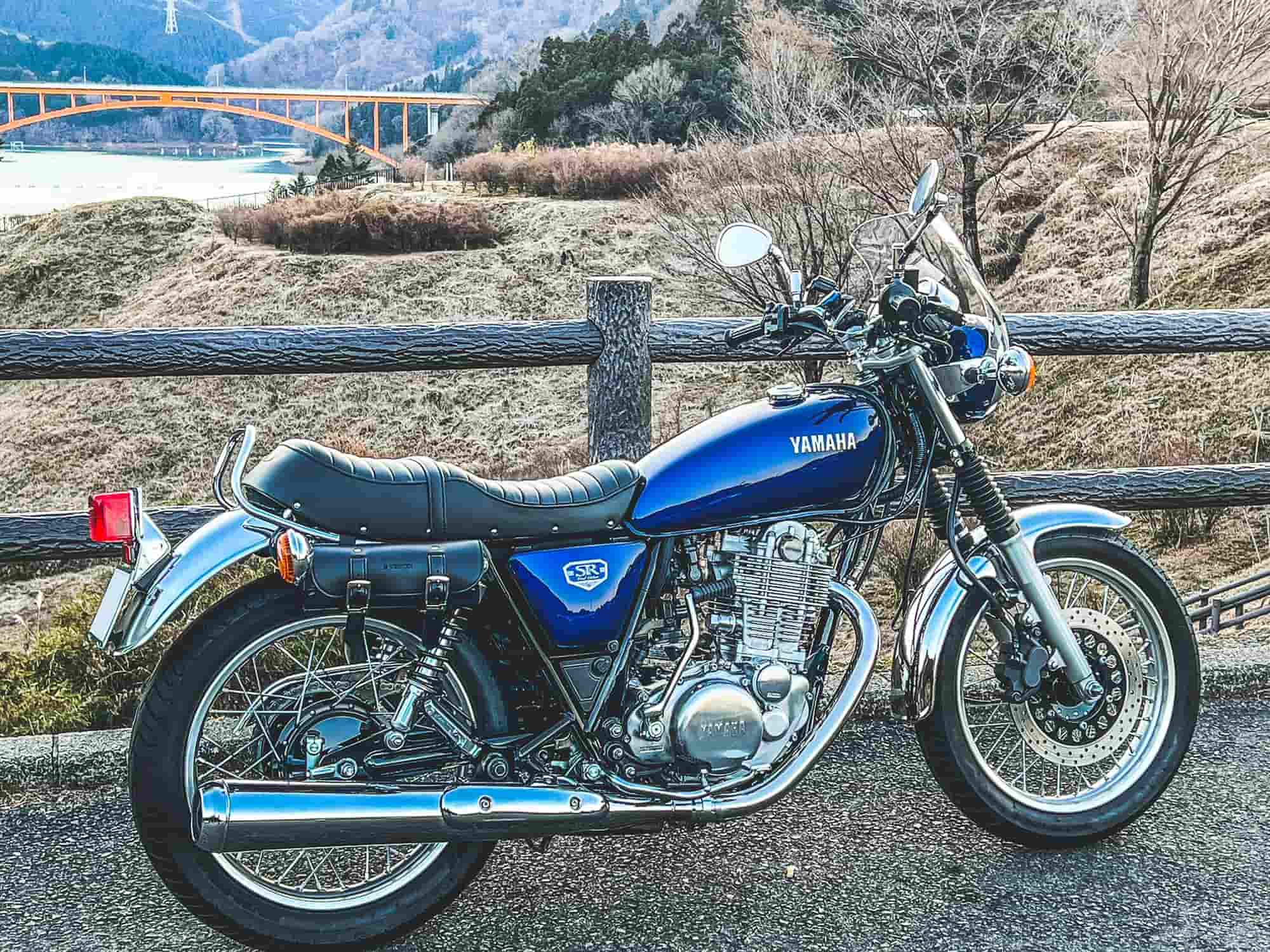 SR400ファイナルエディション（ブルー）純正シート 海外輸入 - パーツ