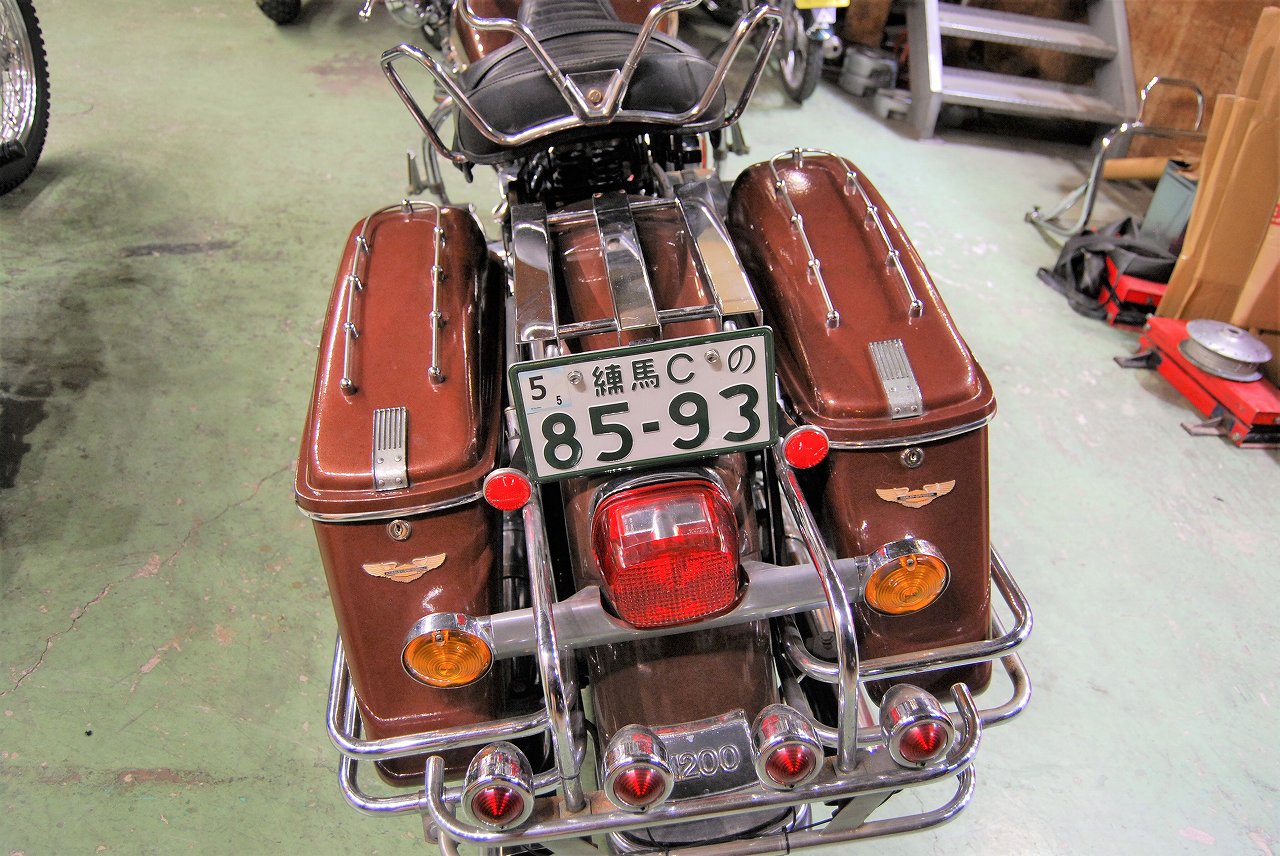 FLH80 パニアケース 左右 青M 社外  バイク 部品 FRP ハーレー ショベル エレクトラグライド サドルバッグ 修復素材やカスタム素材に:22216172