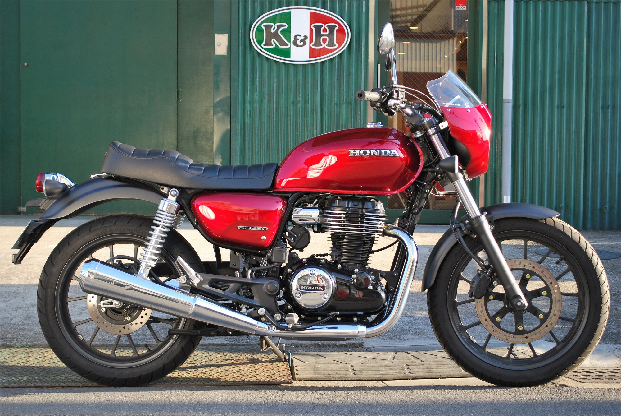 タンデムベルト無しHONDA GB350純正張り替えタックロールシート